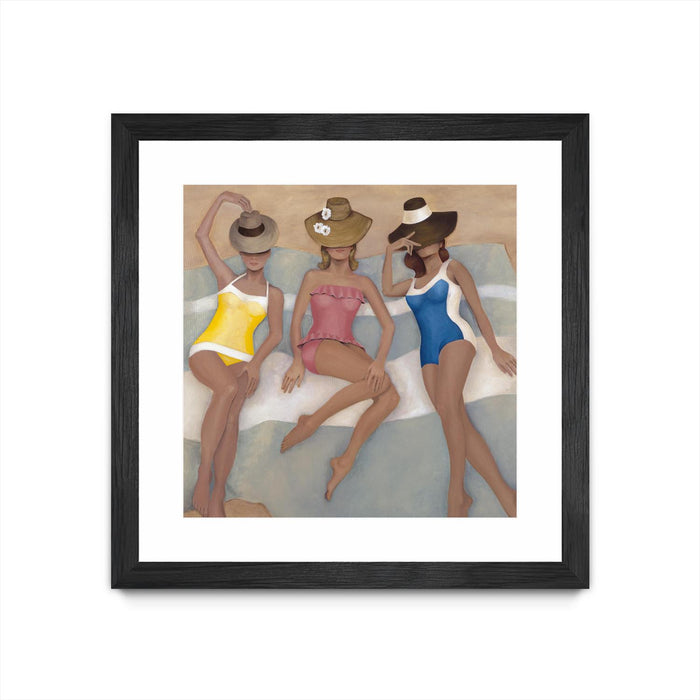 \"The Orange County Club.tif\" Matted and Framed Black 30x30 Wall Art