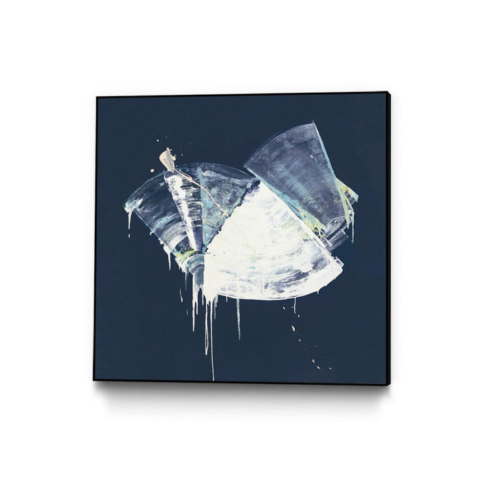 \"Bells In Motion\" Canvas Framed Black 20x20 Wall Art