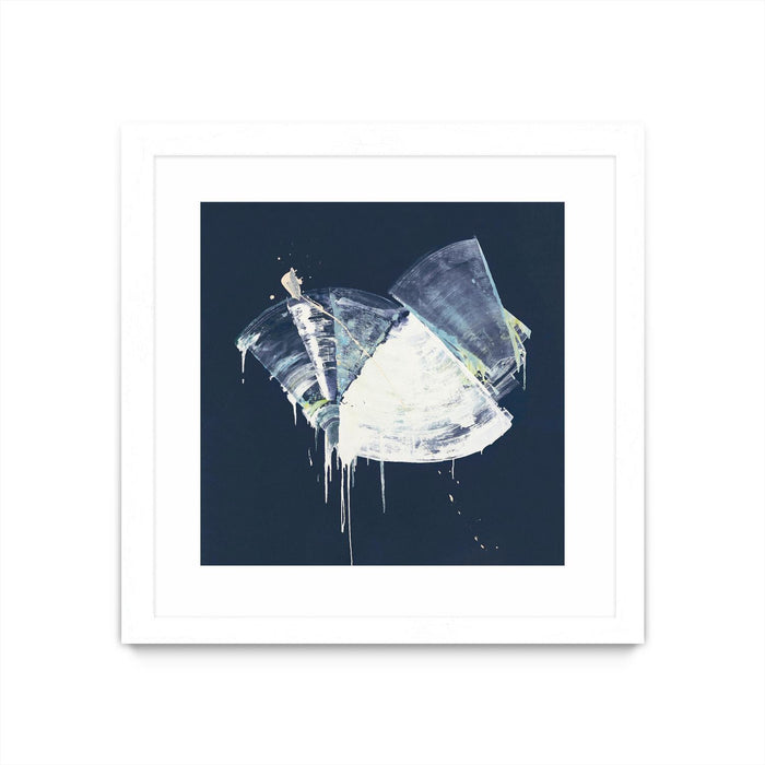 \"Bells In Motion\" Matted and Framed White 36x36 Wall Art