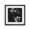 \"Luxurious Candor\" Matted and Framed Black 30x30 Wall Art