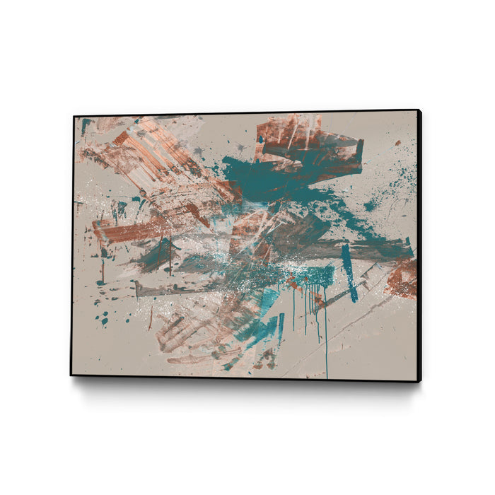\"Fresh Grind Ii\" Canvas Framed Black 40x30 Wall Art