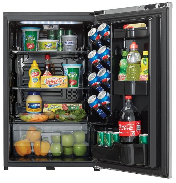 Danby 20.8\" 4.4 Cu. Ft. Single-Door Mini Fridge - Stainless Steel - DAR044A6DDB