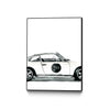 \"Porsche\" Canvas Framed Black 30x40 Wall Art
