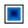 \"After Josef B\" Matted and Framed Black 36x36 Wall Art