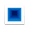 \"After Josef B\" Matted and Framed White 30x30 Wall Art