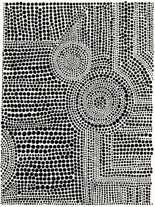 \"Clustered Dots A\" Giant Art 72x54 Wall Art