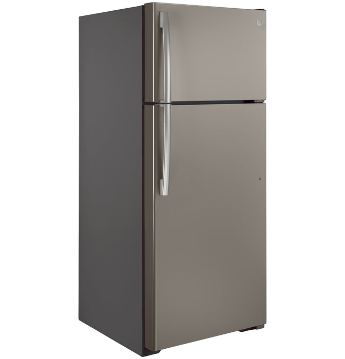 GE 28\" 17.5 Cu. Ft. Top-Mount Refrigerator - Slate - GTE18GMNRES