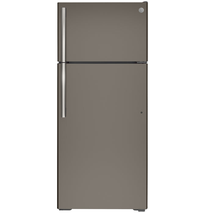 GE 28\" 17.5 Cu. Ft. Top-Mount Refrigerator - Slate - GTE18GMNRES