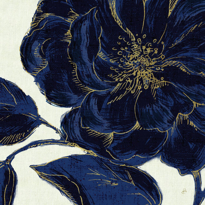 \"Indigo Garden Ii\" Giant Art 54x54 Wall Art