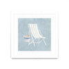 \"Serene Seaside Iii\" Matted and Framed White 30x30 Wall Art