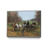 \"Morning In Millbrook\" Canvas Framed Black 32x24 Wall Art