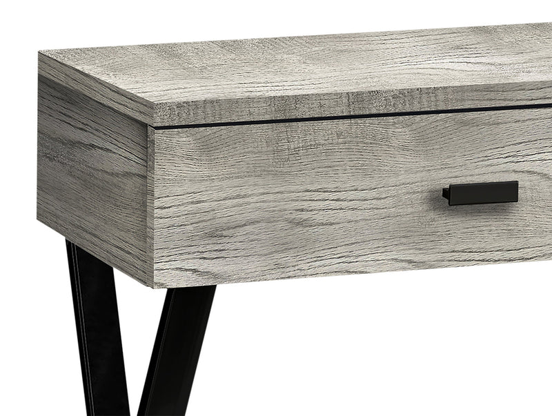 Harper 18.25\" Accent Table with Drawer - Grey Reclaimed Wood-Look