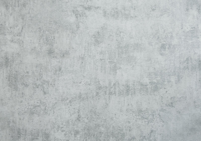 Grey Cement with Chrome Metal Accent Table