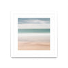 \"Beach, Sea, Sky\" Matted and Framed White 36x36 Wall Art