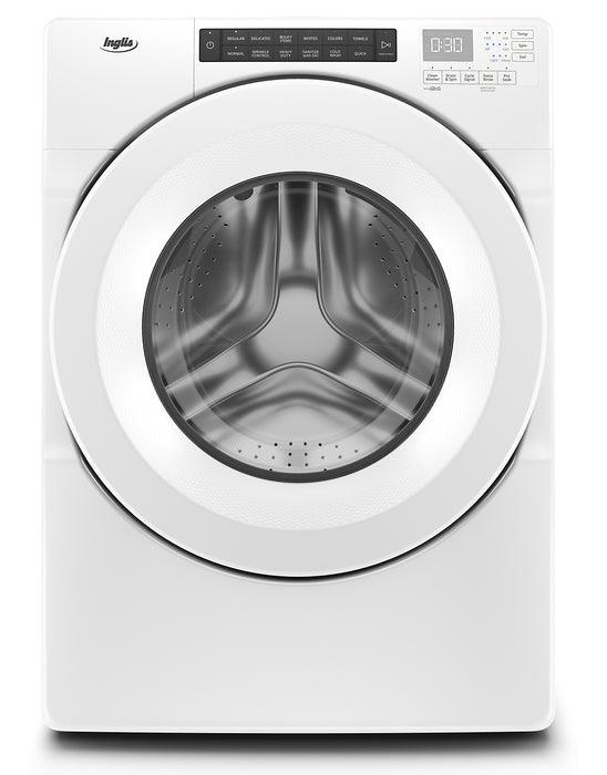 Inglis 5.0 Cu. Ft. Front-Load High-Efficiency Washer - White - Stackable - IFW5900HW