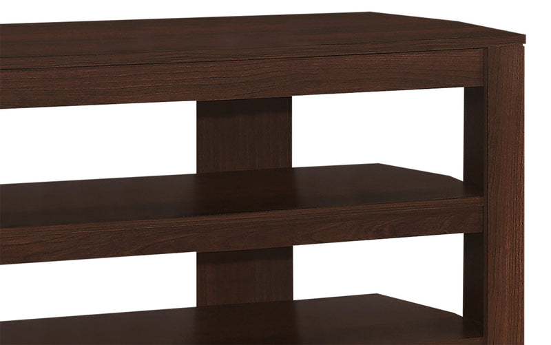 Ira 42\" Modern TV Stand with Storage and Cable Management for TVs up to 45\"- Cherry