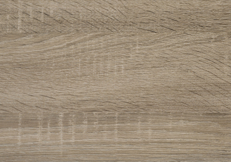 Dark Taupe Chrome Metal Dining Table