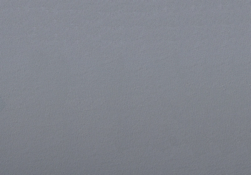 2pcs Grey Leather-look Metal Dining Chair