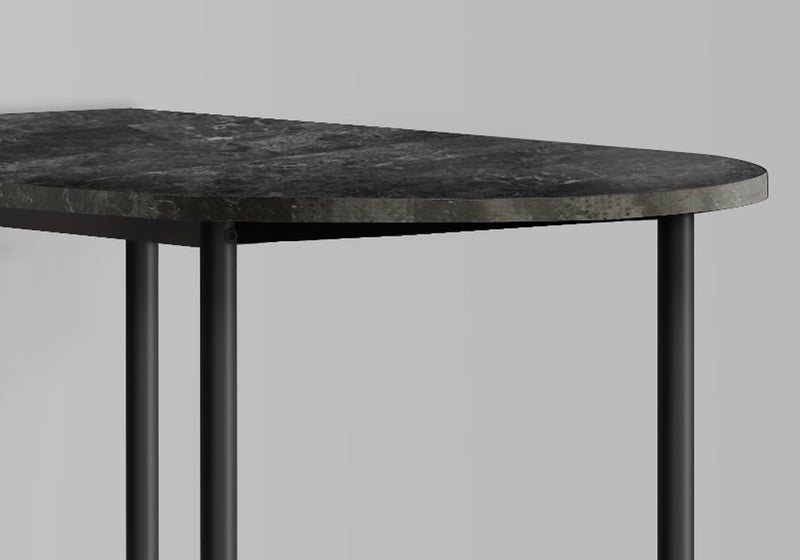 Grey Marble Charcoal Metal Home Bar