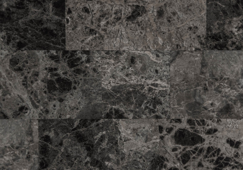 Grey Marble Charcoal Metal Home Bar