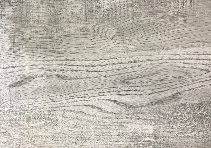 Grey Reclaimed Wood-look Black Metal Side Table