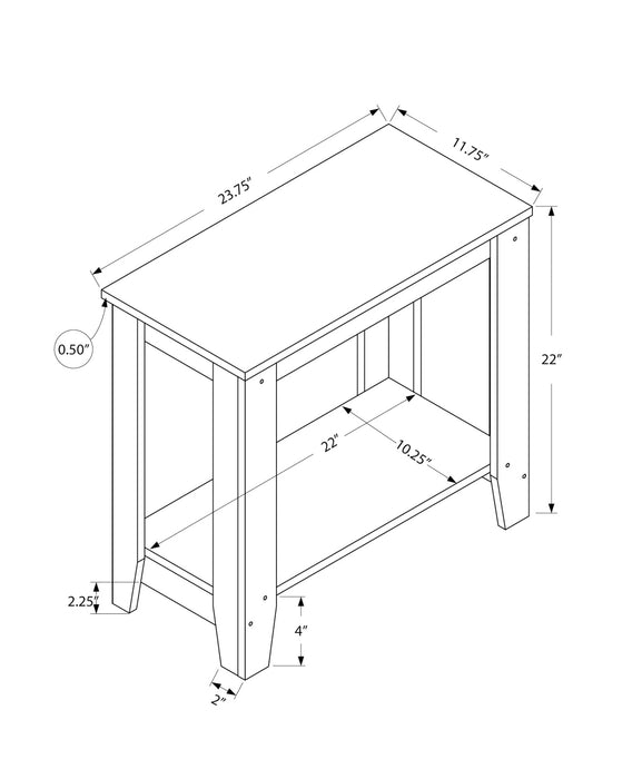 Espresso Accent Table