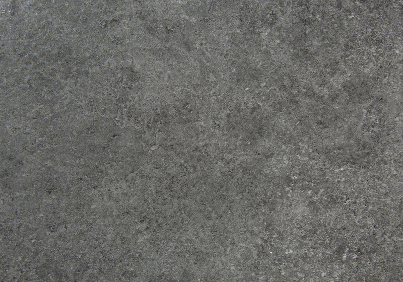 Grey Stone-look Black Metal Accent Table