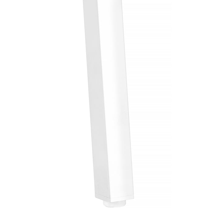 White White Metal Side Table