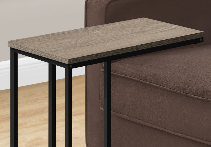 Dark Taupe Wood-look Side Table