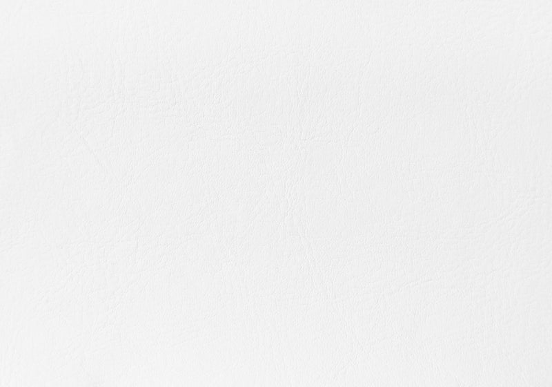 Queen Size White Leather-look Bed