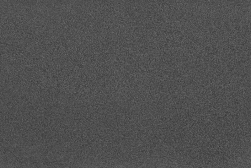 Curved Backrest Grey Leather-look Black Bar Stool