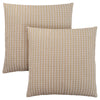 Light Dark Taupe Abstract Dot 2pcs Pillow