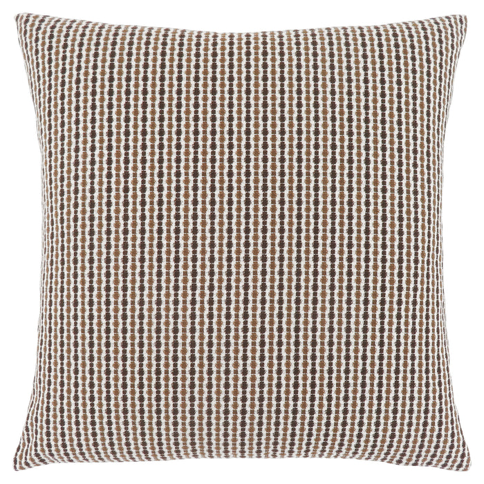 Light Dark Brown Abstract Dot 1pc Pillow