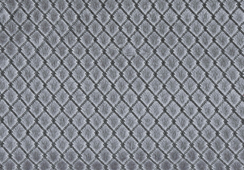 Silver Diamond Velvet 1pc Pillow