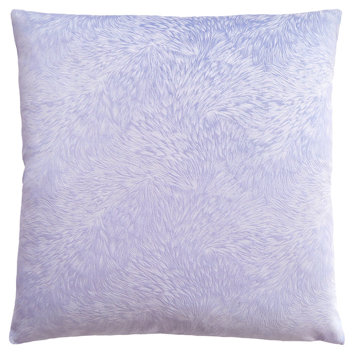 Light Purple Feathered Velvet 1pc Pillow