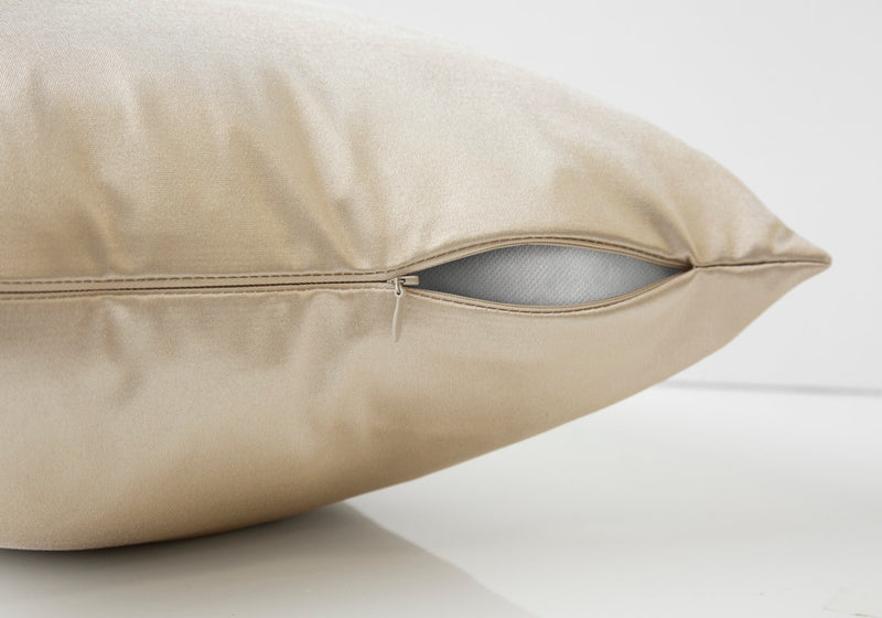 Gold Satin 2pcs Pillow