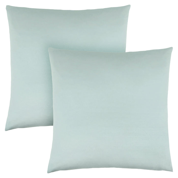 Mint Satin 2pcs Pillow