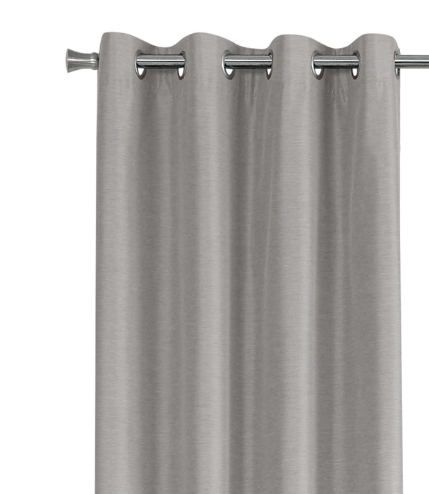 Silver Solid Blackout 2-Piece Curtain Panel - 52\" x 95\"