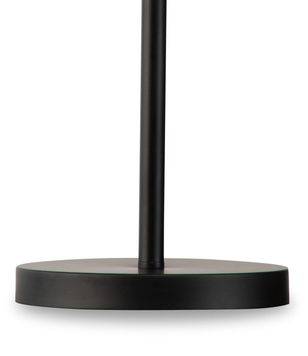 Jaxon 25\" Industrial Matte Black with Metal Wire 2-Light Table Lamp