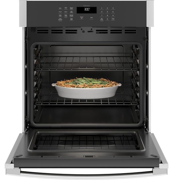 GE 27\" 4.3 Cu. Ft. Electric Wall Oven with Self Clean TrueTemp System - ADA Compliant - Stainless - JKS3000SNSS