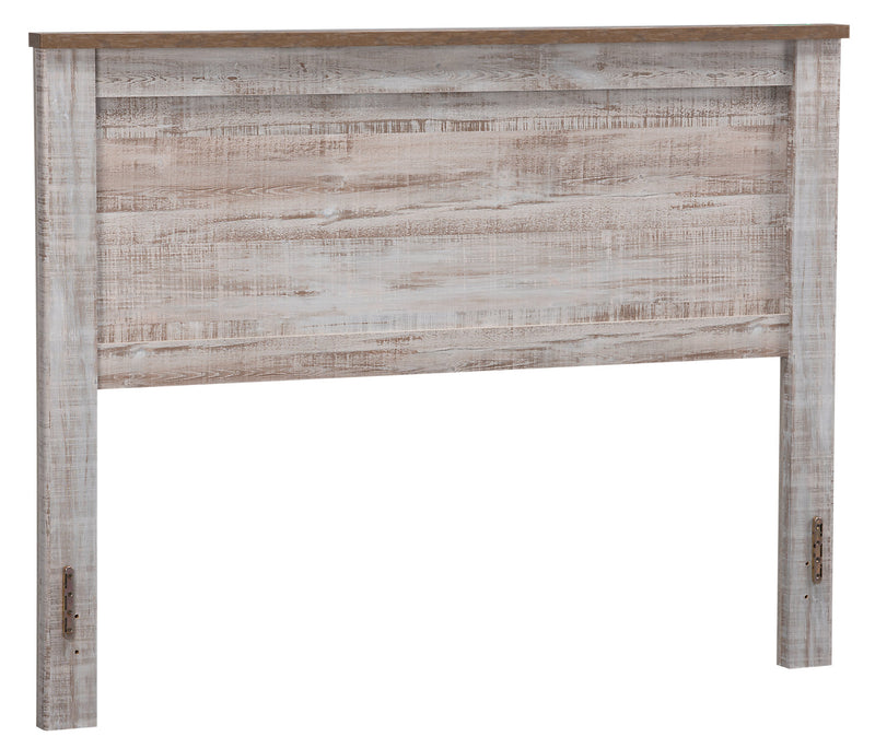 Kaia Panel Headboard, Whitewash - Queen Size