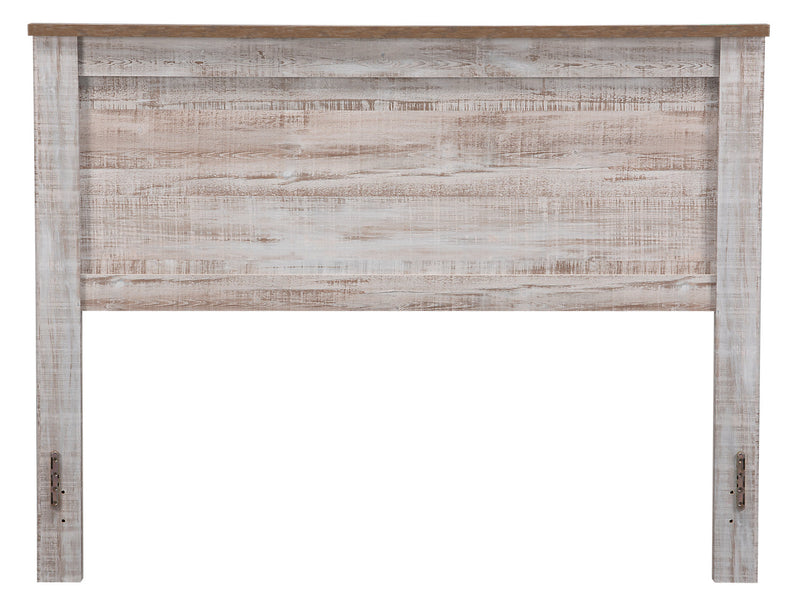 Kaia Panel Headboard, Whitewash - Queen Size