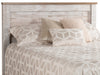 Kaia Twin Headboard - {Country} style Headboard in Whitewash {Engineered Wood}