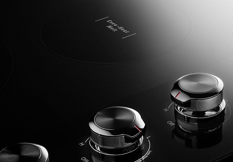 KitchenAid 30\" 5-Element Electric Cooktop - Black - KCES550HBL