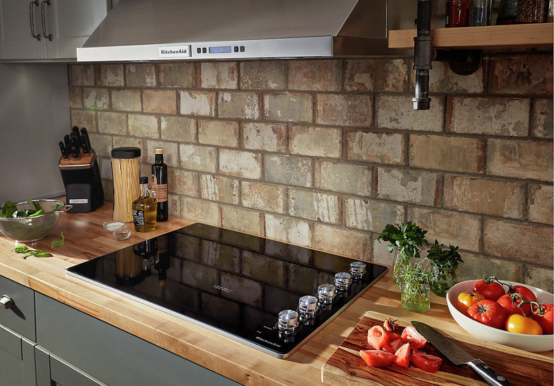 KitchenAid 30\" 5-Element Electric Cooktop - Stainless Steel - KCES550HSS