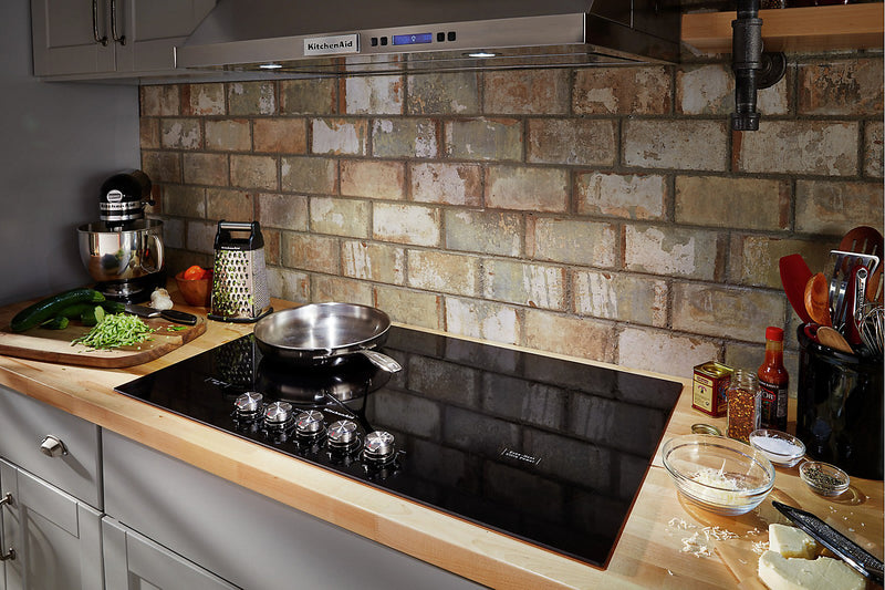 KitchenAid 36\" 5-Element Electric Cooktop - Black - KCES556HBL