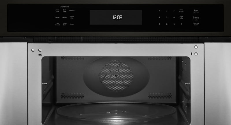 KitchenAid 1.4 Cu. Ft. Built-In Microwave with 900 Watts Cooking - Black Stainless Steel with PrintShield™ Finish - KMBP100EBS