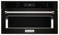 KitchenAid 1.4 Cu. Ft. Built-In Microwave with 900 Watts Cooking - Black Stainless Steel with PrintS… 