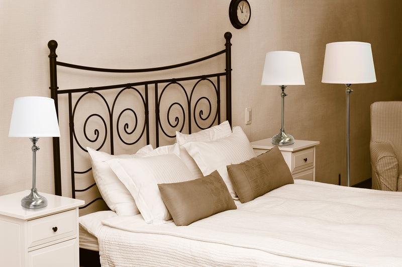 Elegant Designs Brushed Nickel Adjustable 3 Pack Lamp Set (2 Table Lamps, 1 Floor Lamp)