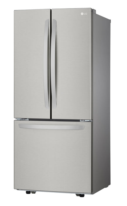 LG 30\" 22 Cu. Ft. French-Door Refrigerator - Smudge Proof Stainless Steel - LRFNS2200S